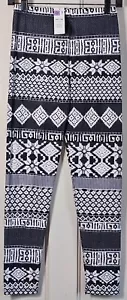 Agnes and Dora Leggings Size 4-12 NWT Black White Soft SouthWestern BohoChic - Picture 1 of 15