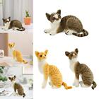 Realistic Cats Plush Toys Simulation Stuffed Animals for Couch Bedroom Sofa