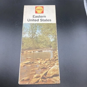 Vintage 1964 Shell Folded Map of Eastern United States - Picture 1 of 4