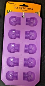Novedad Fiesta Pirata-PARTES DEL CUERPO DEL CRÁNEO BANDEJA PARA CUBITOS DE HIELO-Molde de Gelatina Halloween - Imagen 1 de 4
