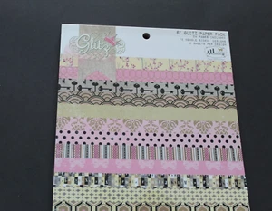 GLITZ DESIGNS " All Dolled Up" 6" x 6" Paper Pad 24 Pages RETIRED - Picture 1 of 2