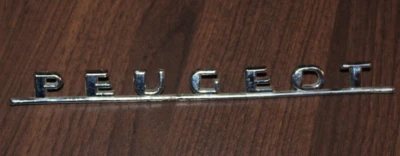 Peugeot Rear Metal Emblem trunk boot Badge Vintage Peugeot 403 404 504 Foto 1 de 4
