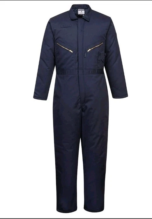 Portwest Insulated Coverall Padded Thermal Quilt-Lined Winter Boiler Suit S816 - Image 1 of 4