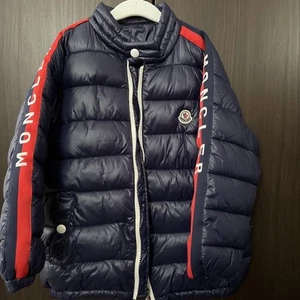 MONCLER Navy Down Coat 130cm New - Picture 1 of 5