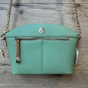 ANNE KLEIN SAWYER, MINT FARBE, CROSSBODY HANDTASCHE TASCHE BRANDNEU MIT ETIKETT - Bild 1 von 16