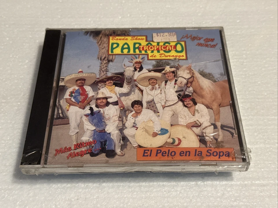 Banda Paraiso Tropical CD El Pelo En La Sopa 1995 Cintas Acuario RARE