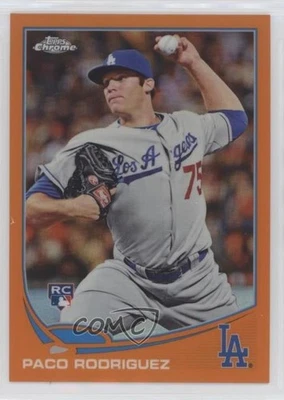 2013 Topps Chrome Retail Orange Refractor Paco Rodriguez #182 Rookie RC - Image 1 of 2
