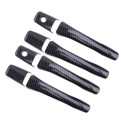 Exterior Door Handle Cover Trim Frame Fit for Mitsubishi Lancer EVO 2002-07 xi - image 1 of 4