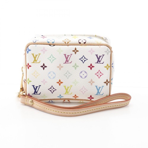 LOUIS VUITTON（LV） Borsa a marsupio Louis Vuitton Trousse Wapiti M58033 Monogram Multicolore Bianco Usata LV