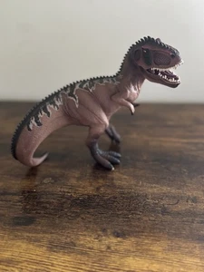 Schleich Dinosaur Brown 2014 Giganotosaurus Toy Model Figure Movable Jaw New. - Picture 1 of 7