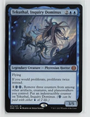 Tekuthal, Inquiry Dominus 071 Phyrexia: All Will Be One ONE MTG Magic - Image 1 of 2