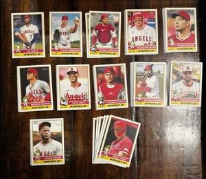 2025 Topps Heritage Baseball LOT - LOS ANGELES ANGELS - Picture 1 of 1