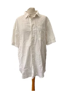 Bench White Shirt Size XL Short Sleeve Cotton Lightweight Mens  - Picture 1 of 12