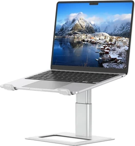 Adjustable Laptop Stand for Desk, Computer Stand, Ergonomic Laptop Riser Holder - Afbeelding 1 van 12
