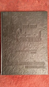 FIRST EVANGELICAL LUTHERAN CHURCH 1869-1969, Centennial Des Moines Iowa, HB - Bild 1 von 14