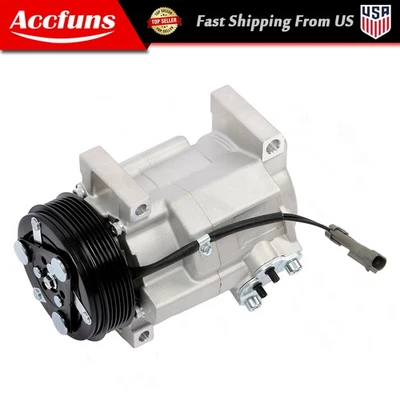 A/C Compressor For Chevrolet Silverado1500 2500 HD 3500 HD 2003-2010 4.3L 6.6L - Image 1 of 4