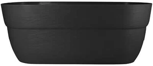 Railing Planter with Drainage Holes – 24" Weatherproof Resin Planter – Charcoal - Picture 1 of 7