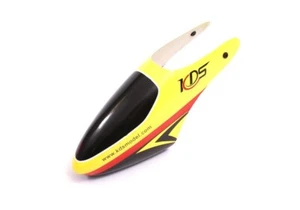 Auvent en fibre de verre (jaune) convient : modèle d'hélicoptères radiocommandés KDS 450 Q - Photo 1 sur 11