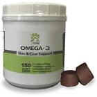 Omega 3 Chews For Dogs Skin and Coat Supplements from Fish Oil and Krill Oil