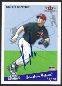 2002 Fleer Tradition #262 Keith Ginter IP autograph signed card - Picture 1 of 1