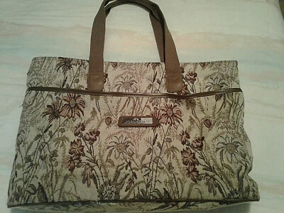Jordache Tapestry Floral Bag/Tote/Luggage - Image 1 of 4