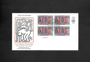 Keith Haring United Nations first day cover...GEM - Picture 1 of 3
