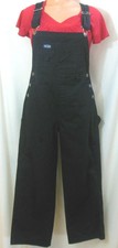 Joy Land Canvas Bib Overalls 14 Youth Black EUC