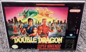 Super Double Dragon SNES Caja de Juego 2" x 3" Nevera Armario IM&Aacute;N Nintendo NES A&ntilde;os 80