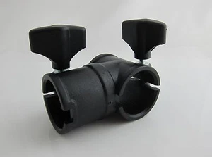 T-Clamp for 1 1/2 inch (1.5") Poles / Drum Rack T Clamp / T-Joint Clamp - Picture 1 of 8