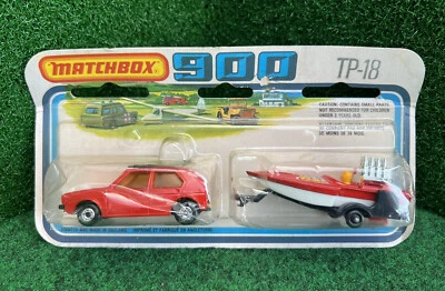 Lesney Matchbox 900 TP-18 1978 Two Pack VW Golf & Boat With Trailer - Image 1 of 4