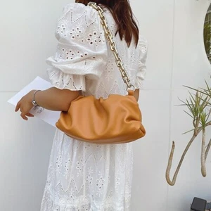 2021 Women Cloud Sac Luxury Clutches Women Shoulder Bags Leather Crossbody Bag - Picture 1 of 21