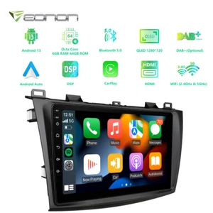 For Mazda 3 BL 2010-2013 Android 13 8-Core Car Stereo Radio GPS CarPlay WiFi SWC - Picture 1 of 34