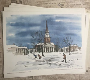 1960’s And 70’s Prints Of Churches By Integon Corporation Wait Chapel Wake … - Picture 1 of 11