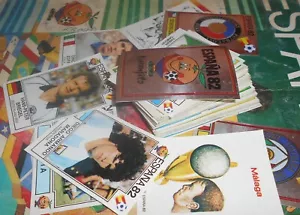 PANINI LOTTO 50 FIGURINE TUTTE DIVERSE CALCIATORI ESPANA 82 ADESIVE CON VELINA - Imagen 1 de 3