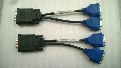 Cable divisor VGA gráficos de video MOLEX CN-0G9438-52204 DMS-59 a VGA (lote de 2) Foto 1 de 3