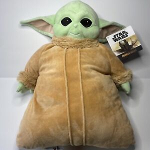 The Mandalorian Grogu Star Wars Baby Yoda The Child 16" Pillow Pet  Plush  Nwt