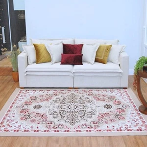 Renaissance Modern Rug 5`x7` feet Non-Slip 100% Polypropylene Soft to The Touch - Picture 1 of 9