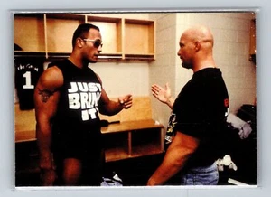 2000 Comic Images WWF Rock Solid #71 Checklist E/Rock with Steve Austin - Picture 1 of 2
