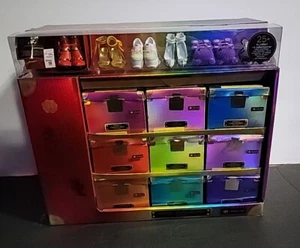 Rainbow High Mini Accessories Studio Shoes Case 27 Total Boxes Plus Display - Picture 1 of 3