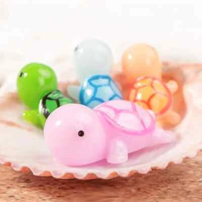 10Pcs Resin Mini Turtles Miniature Turtles Statue Figurines Garden Accessories - Image 1 of 4