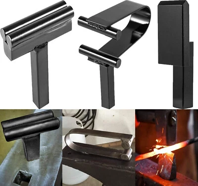 3Pcs Blacksmith Anvil Forge Hardy Tool Kit Fits in a 3/4" Hardy Hole in an Anvil - Image 1 of 4