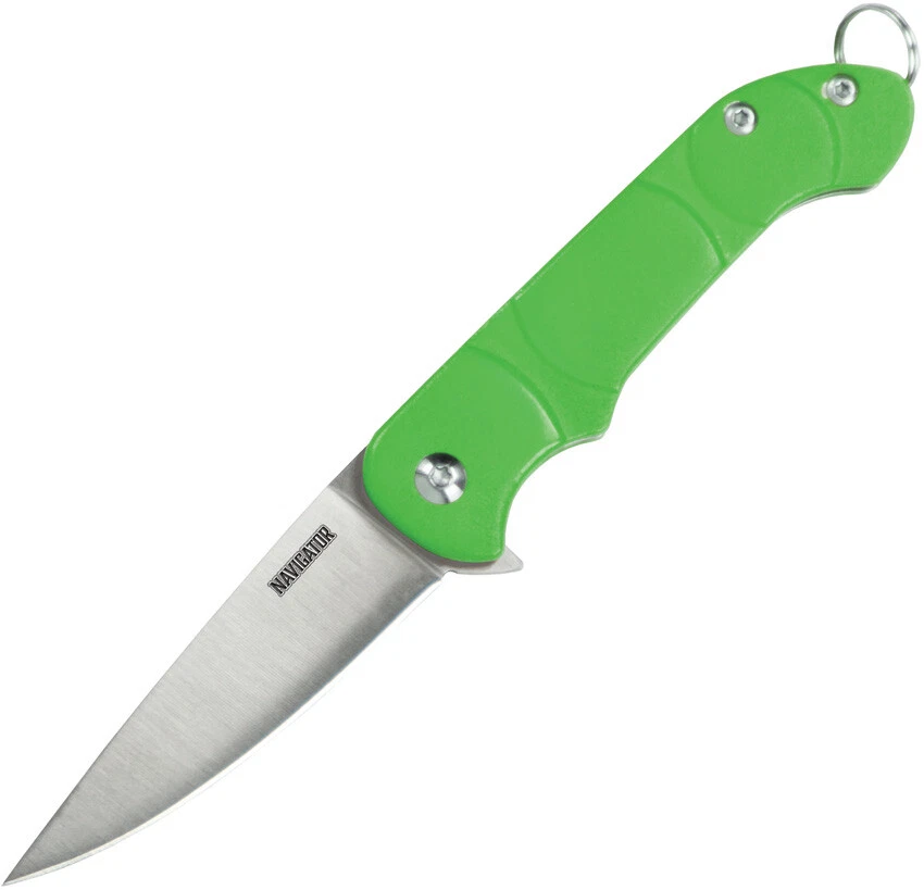Ontario OKC Navigator Linerlock Green Synthetic Handle Folding Pocket Knife - Image 1 of 1