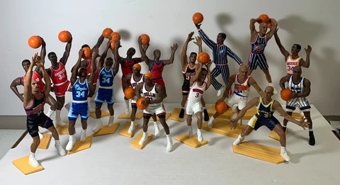 Starting Lineup NBA Basketball Lot of 18 Loose Figures SLU Kenner - Hakeem +More Cover