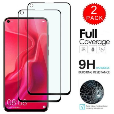 For Huawei P30 Pro P20 P40 Lite FULL COVER Tempered Glass Screen Protector Case - Image 1 of 4