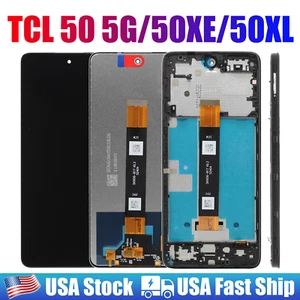 Digitizer LCD Display Touch Screen & Frame For TCL 50 5G / 50 XE 5G / 50 XL 5G - Picture 1 of 10
