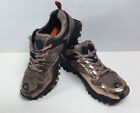 Humtto Hiking trail shoes Bronze designer logo running sneakers mens size 7.5