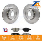 Disc Brake Rotors And Semi-Metallic Pads Front Kit For 2018-2022 Ford EcoSport Ford ecosport