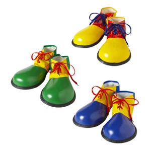 Scarpe Clown - Taglia Unica Adulta - Colori Assortiti - Accessori Per Carnevale - Foto 1 di 3