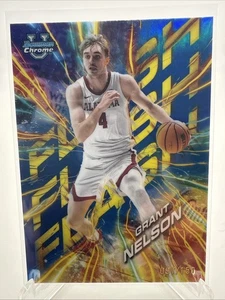 2024-25 Bowman University Chrome Flash Grant Nelson refractor azul/150 - Imagen 1 de 1