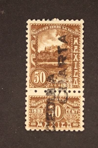 SELLO DE INGRESOS DE MÉXICO 50 CENTAVOS IS58A 1933 IMPUESTO SOBRE LA RENTA CANCELADO - Imagen 1 de 2